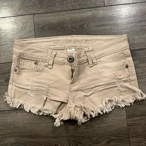 Blue Asphalt Size 1 Khaki Jean Shorts